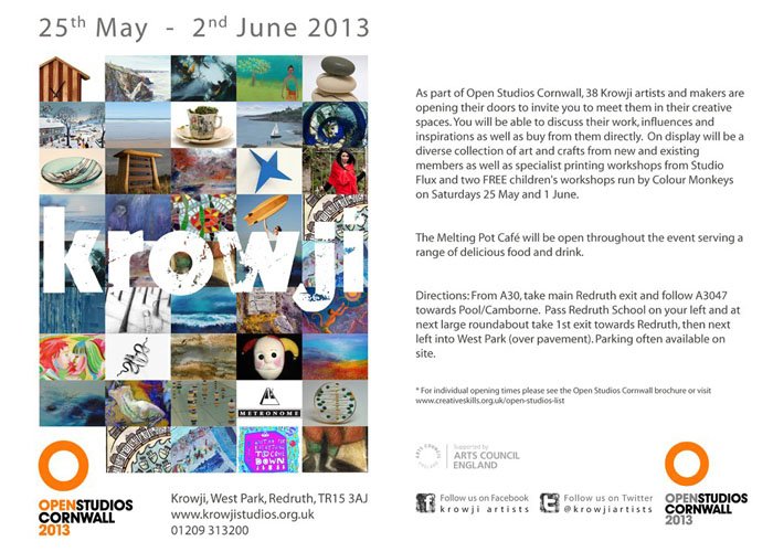 Krowji open studios 2013 banner