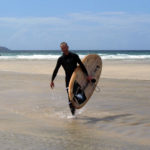 Skiff Otter Surfboards wooden stand up paddleboard