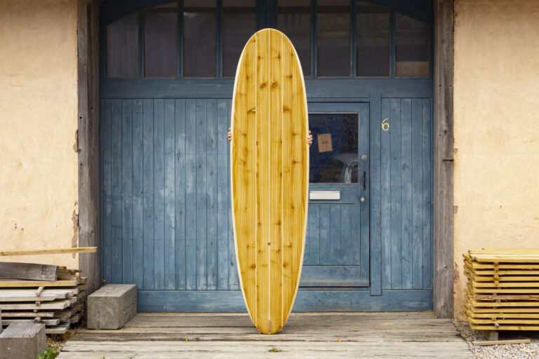 James Deck Otter Wooden Surfboard Island Hopper