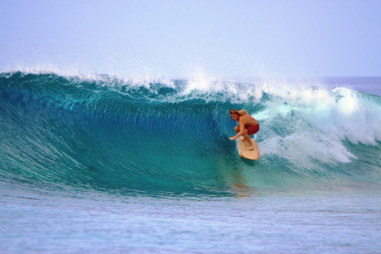 Matt Smith Maldives Barrel From the Boat