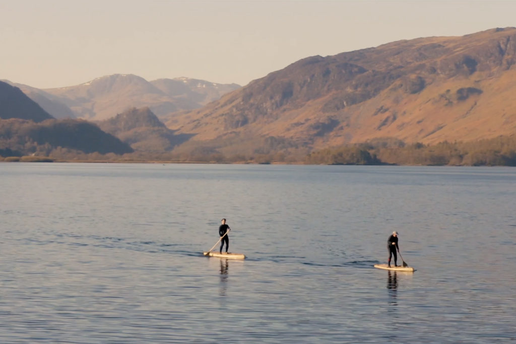 Otter Paddleboard in the Lakes