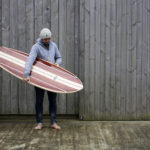 Otter Surfboards wooden fish fetch made from californian redwood and english poplar