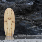 otter wooden surfboard cedar with all cedar deck