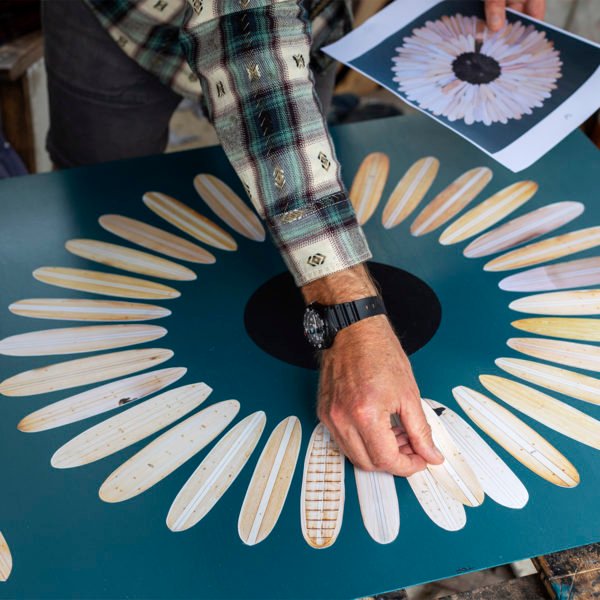 Ben Cook Surf Flower Wooden Surfboards with James Otter