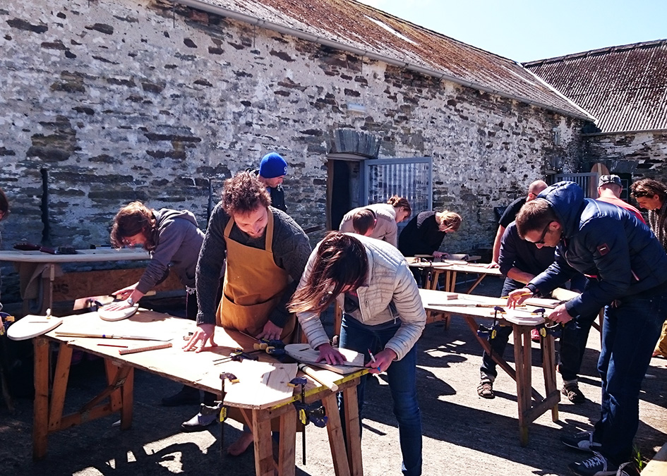 James Otter at the do lectures handplane workshop jim marsden