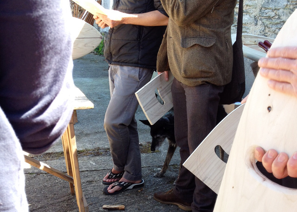 James Otter at the do lectures handplane workshop jim marsden