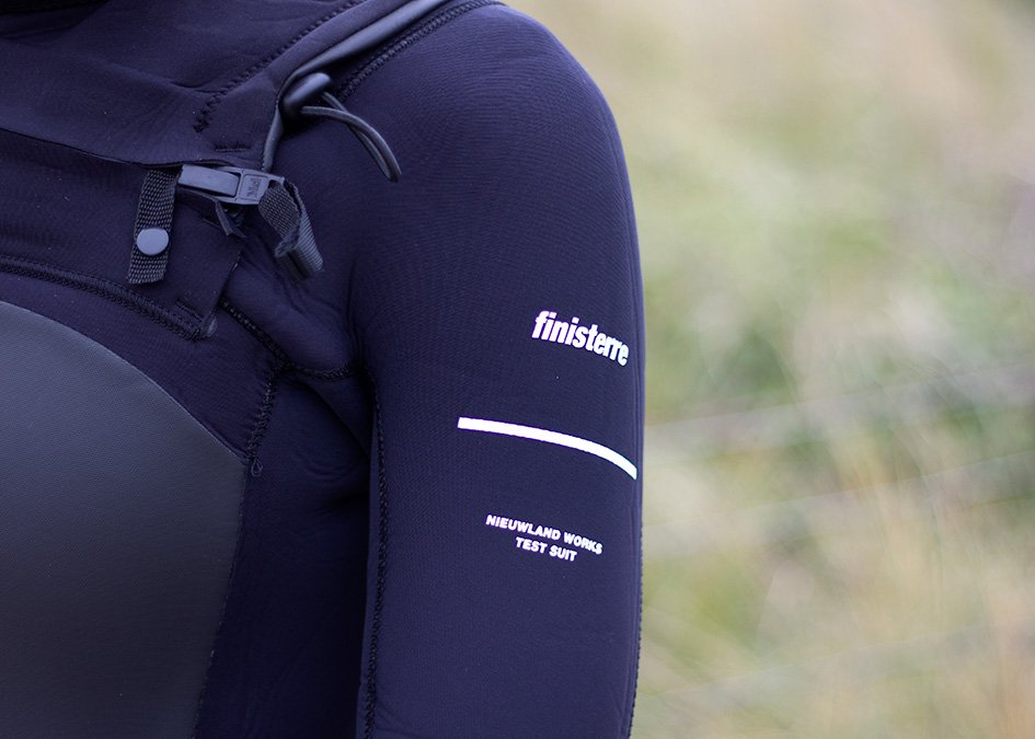 Otter Surfboards James surfing Finisterre Nieuwland works wetsuit