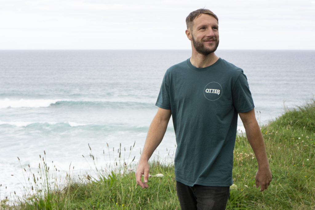 Glazed Green Otter Surfboards T-shirt2