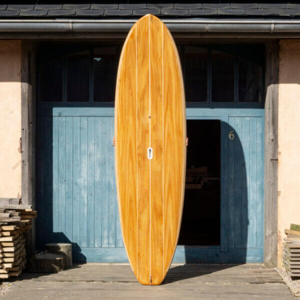 Otter Wooden SUP Stand Up Paddleboard Skiff triple pale deck
