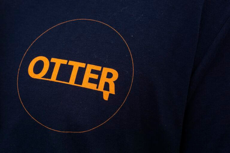 Otter Surfboards Organic Cotton T Shirt French Navy
