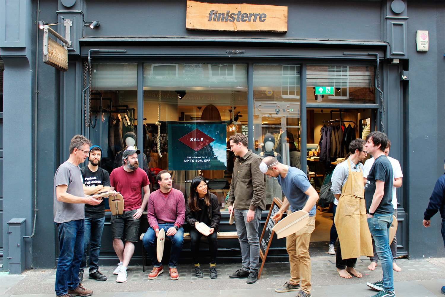 Otter surfboards bodysurfing handplane workshop tour finisterre london