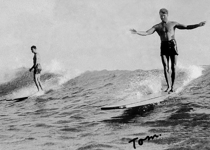 Tom Blake cigar box hollow wooden surfboards surfing waikiki