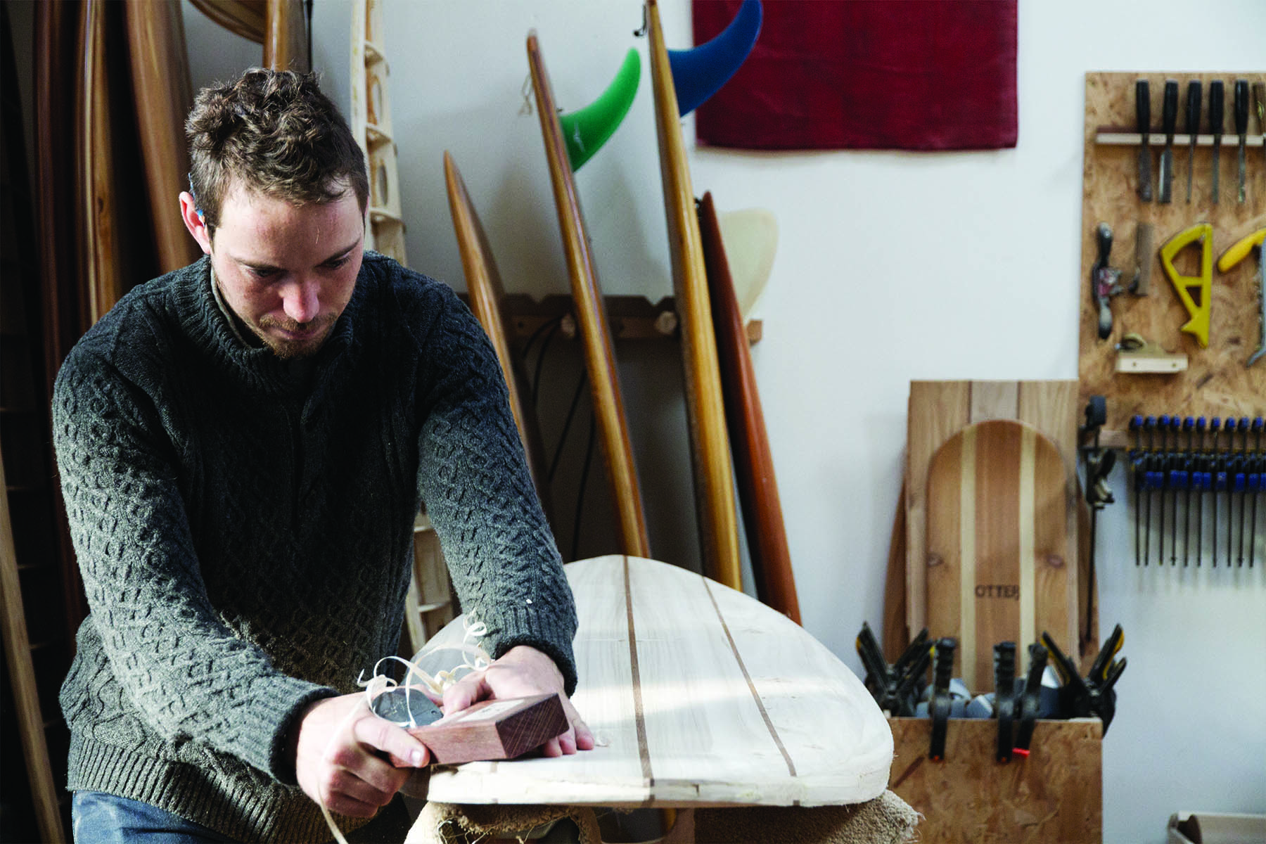 James Otter Quiggleys jumper shaping