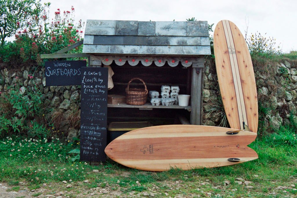The Storyboard by James Otter and Mat Arney Wooden Surfboard Project farm gate