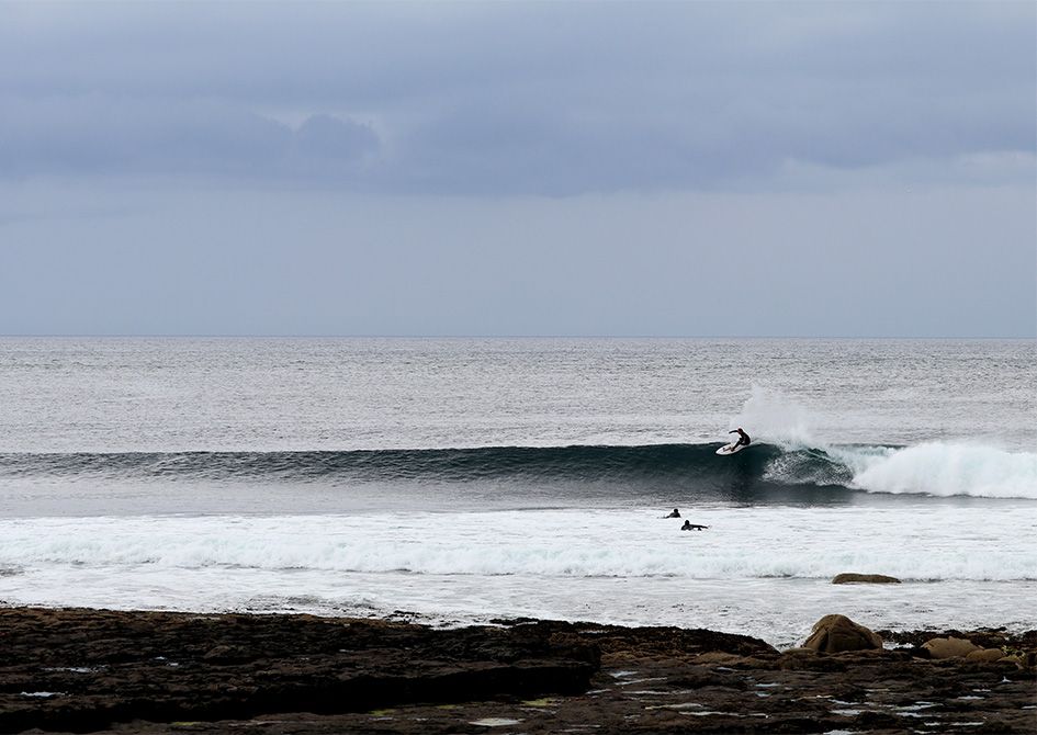 Surfer wave Ireland