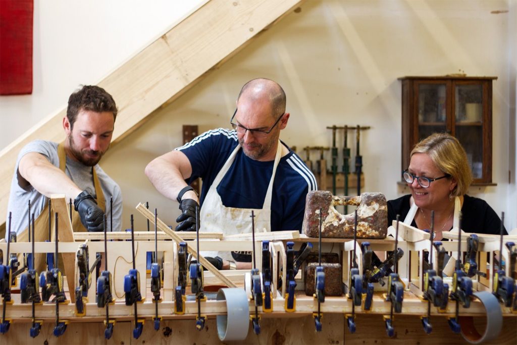 SUP otter workshop wooden