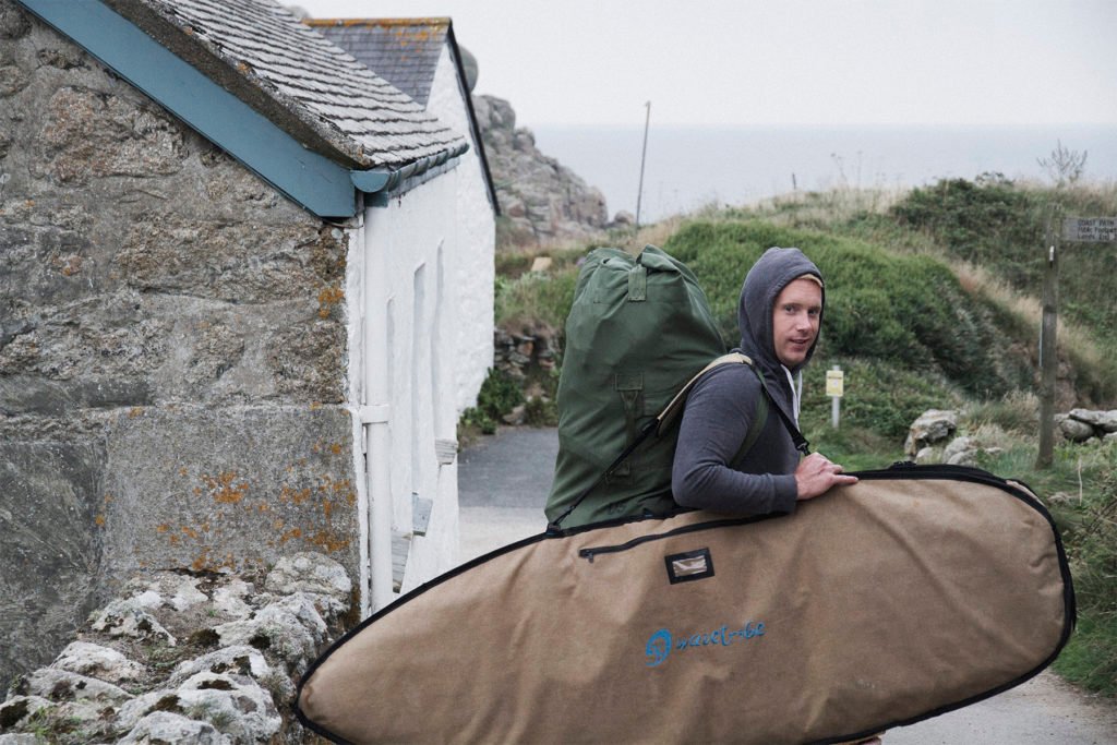 sean with wavetribe boardbag