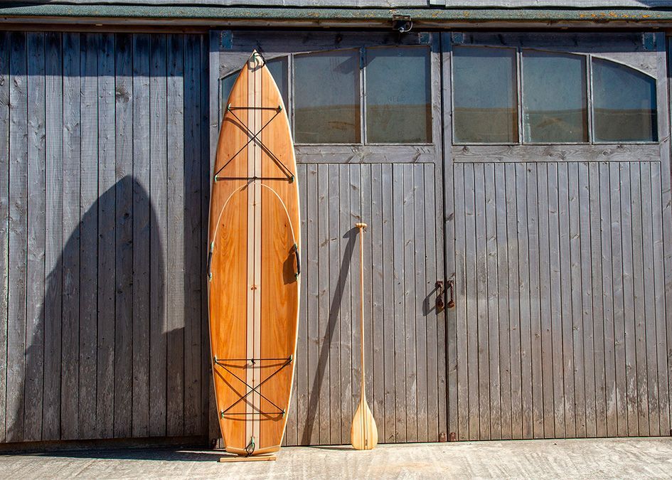 Otter wooden SUP adventure paddle