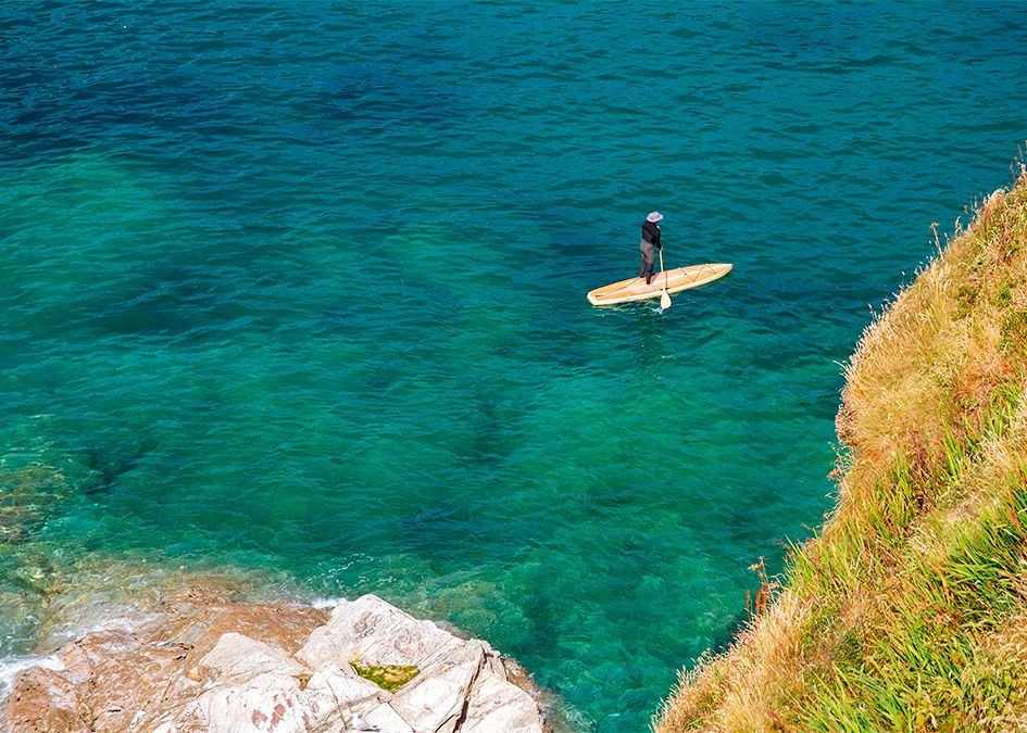 Otter wooden SUP flat water