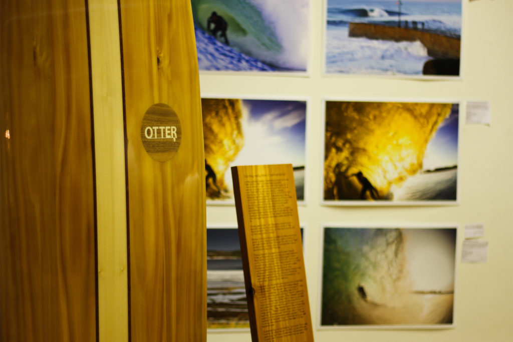 London Surf film Festival LSFF 2012 Otter Wooden Surfboards display