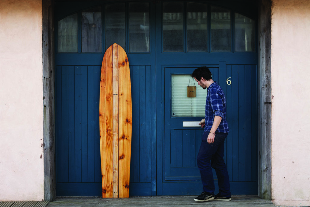 otter surfboards wooden alaia surfboard