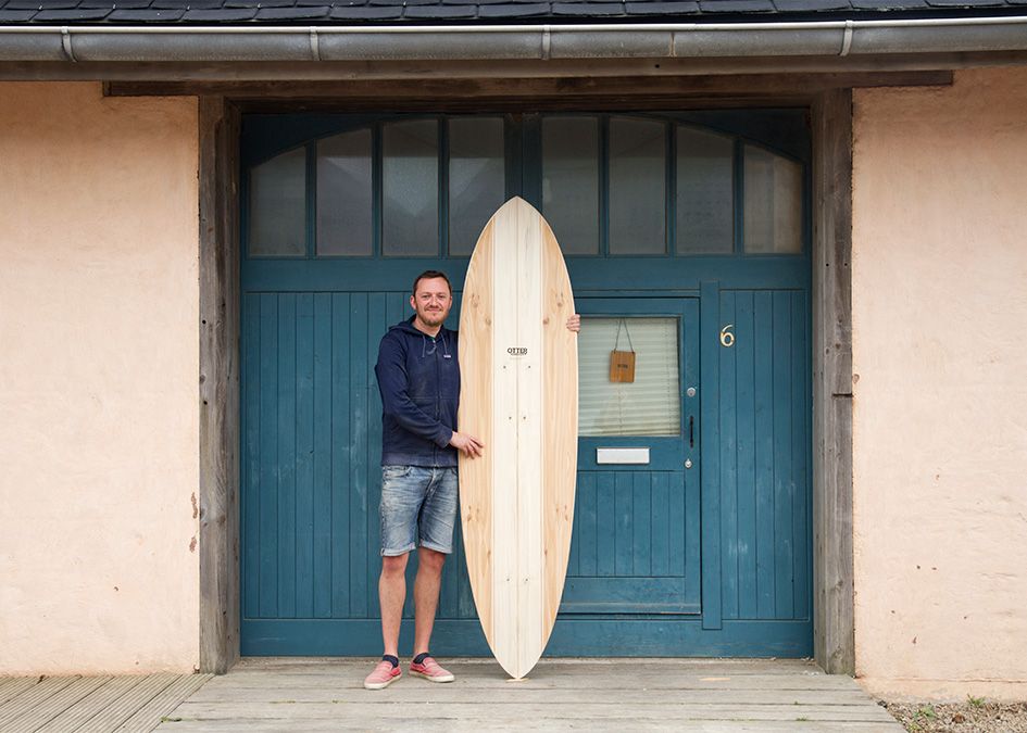 Dan Kieran otter surfboards workshop