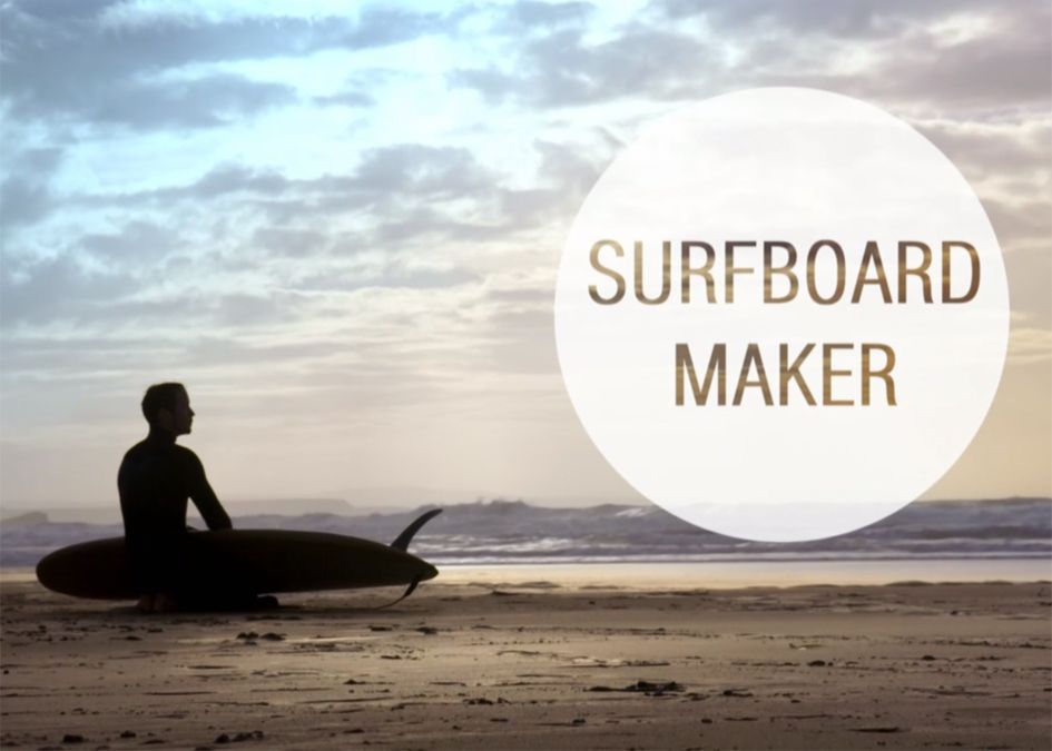 BBC back to the land beach otter wooden surfboard