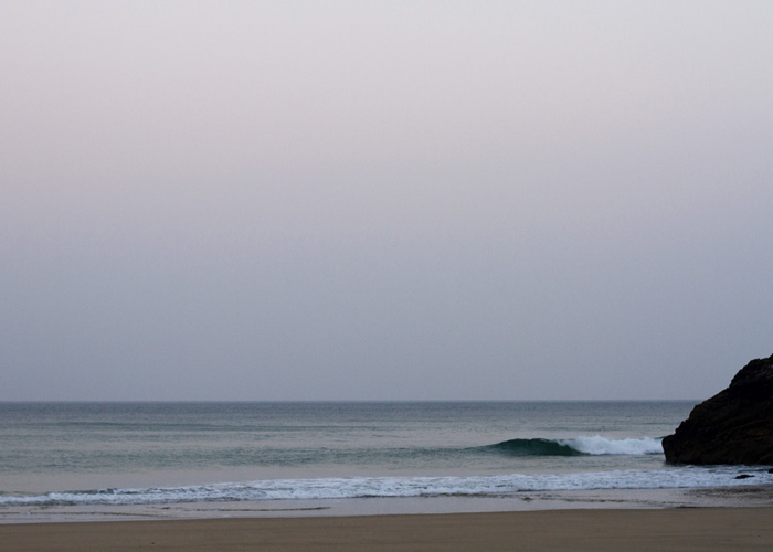 Ralph otter wooden surfboard workshop cornwall september 2014 dawn waves