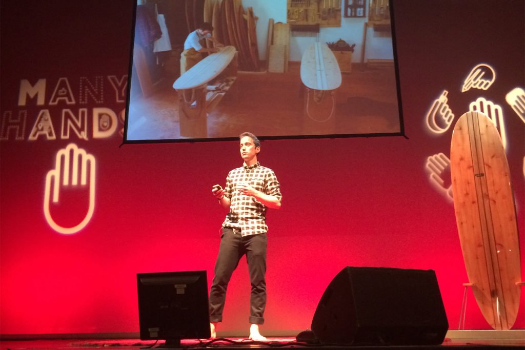 James Otter Tedx Brighton Make Your Own Surfboard 2014