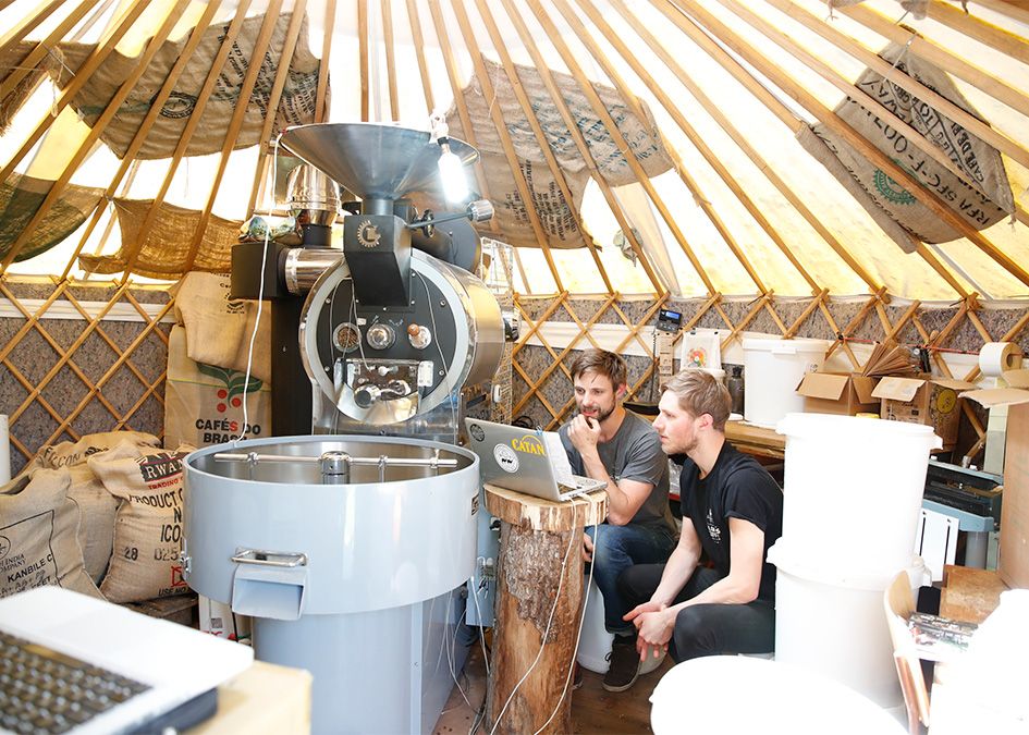 Pilgrims coffee yurt