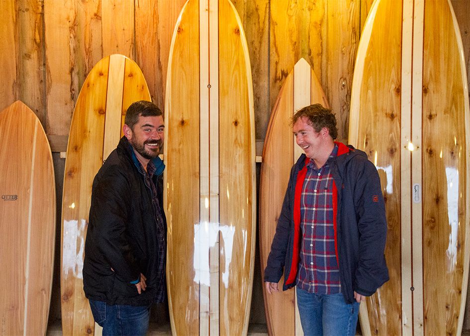 Otter AGM wooden surfboards