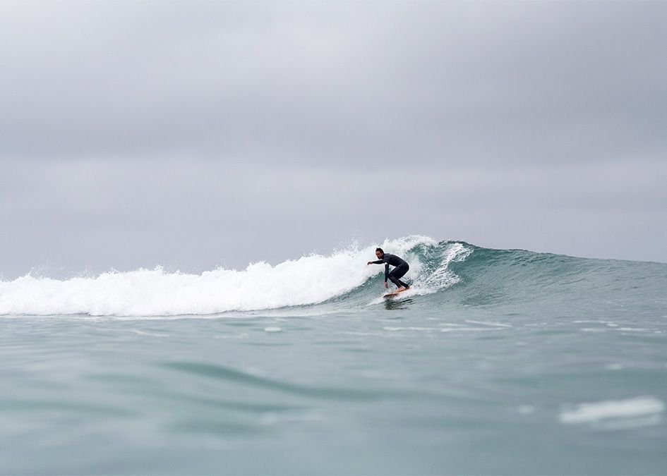 Ally surfing otter surfboards wooden wave