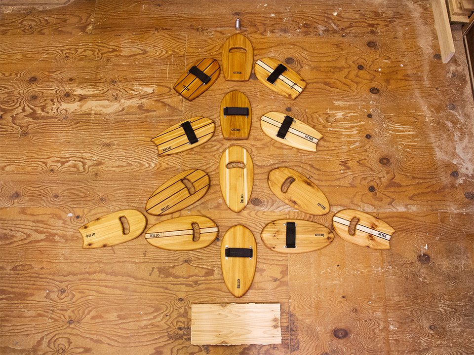 Otter Surfboards Handplane Christmas Tree