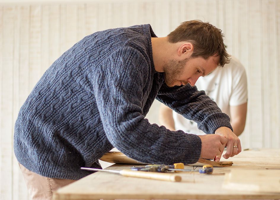 otter wooden handplane workshop