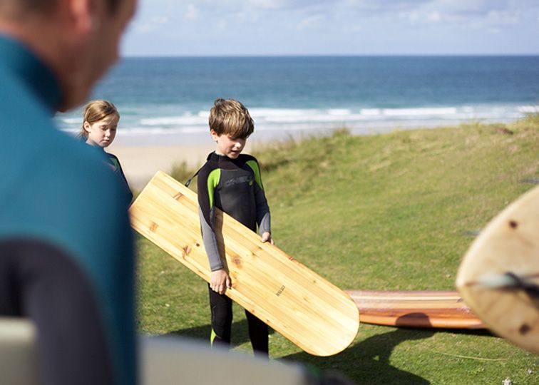 Otter bellyboard