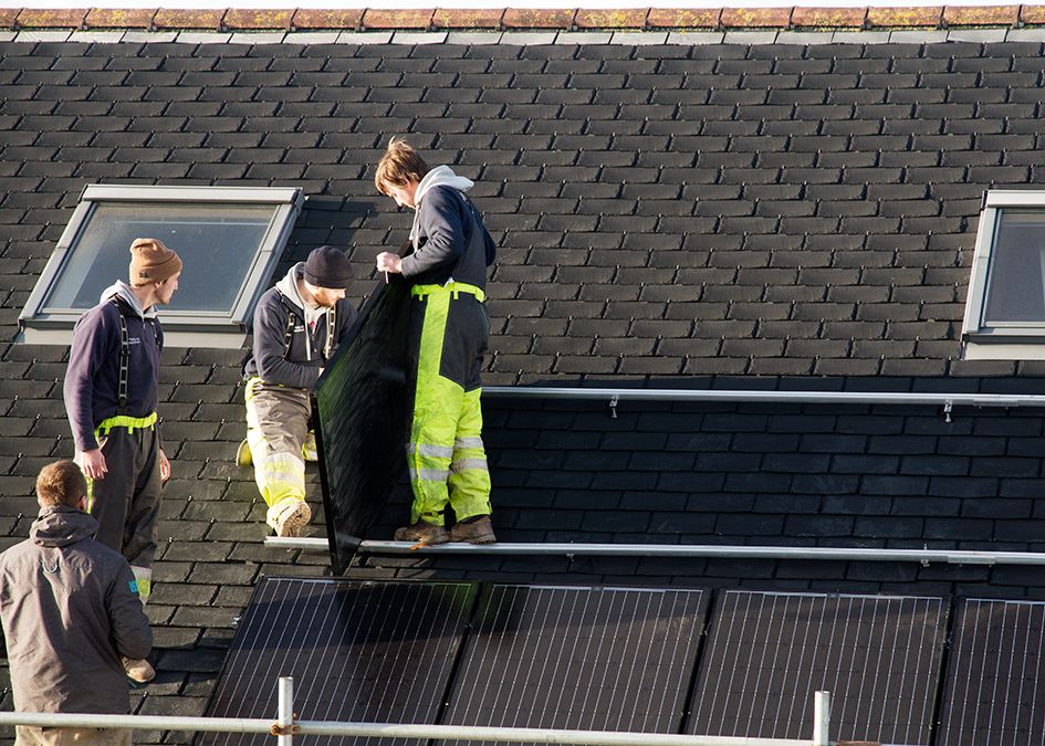 solar panel installation