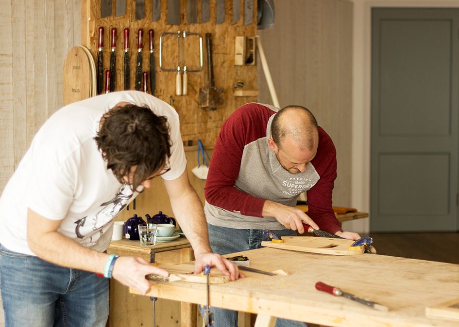 otter wooden handplane workshop