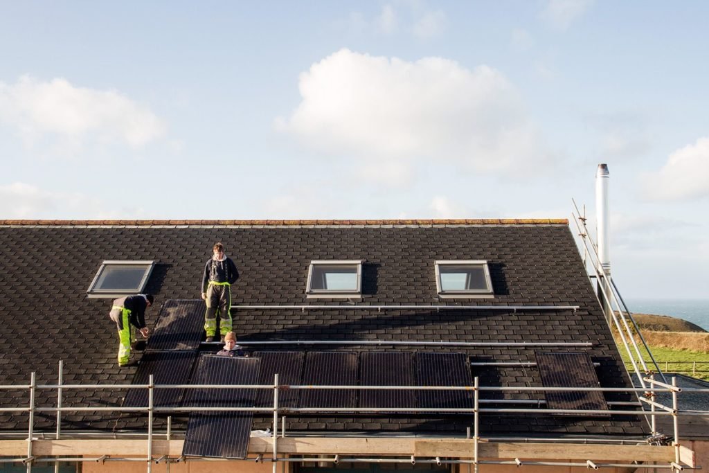 solar panel installation