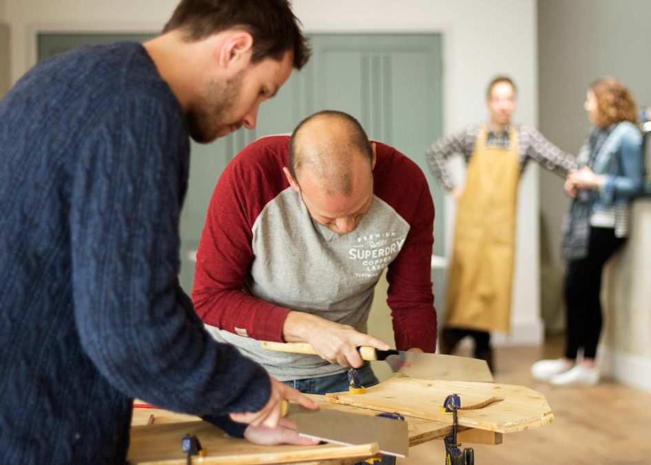 otter wooden handplane workshop