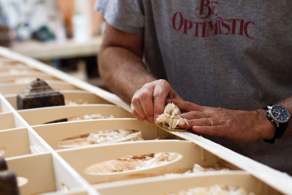 Marc Koska Otter Wooden Surfboard workshop cornwall 2015 prepping the rails
