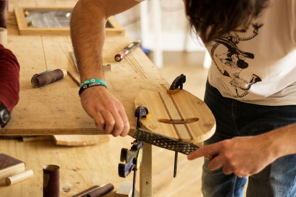 otter wooden handplane workshop