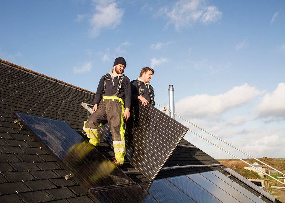 solar panel installation