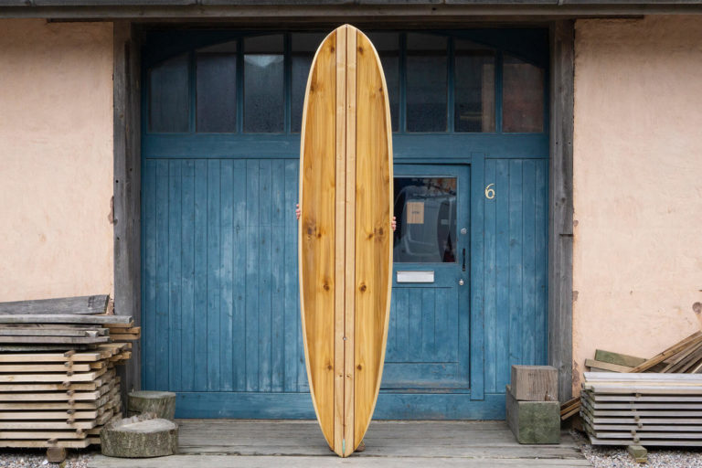 pieces of eight otter wooden surfboard