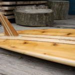 pieces of eight otter wooden surfboard