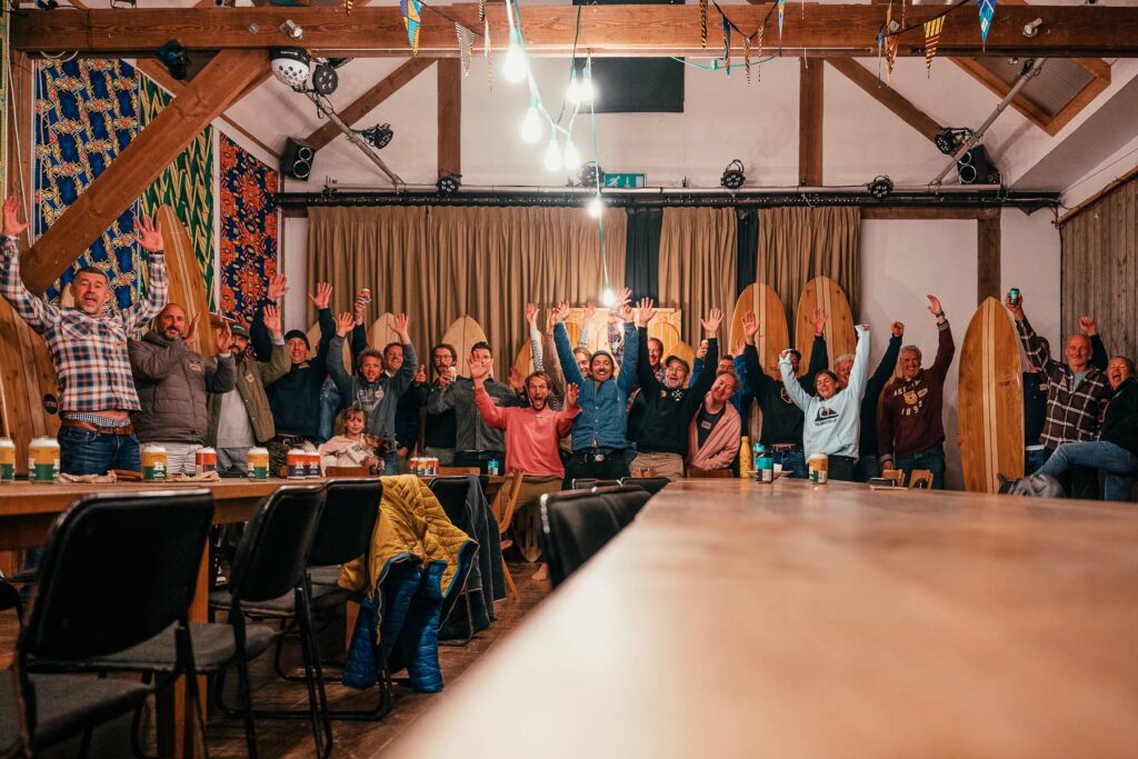 otter wooden surfboard AGM
