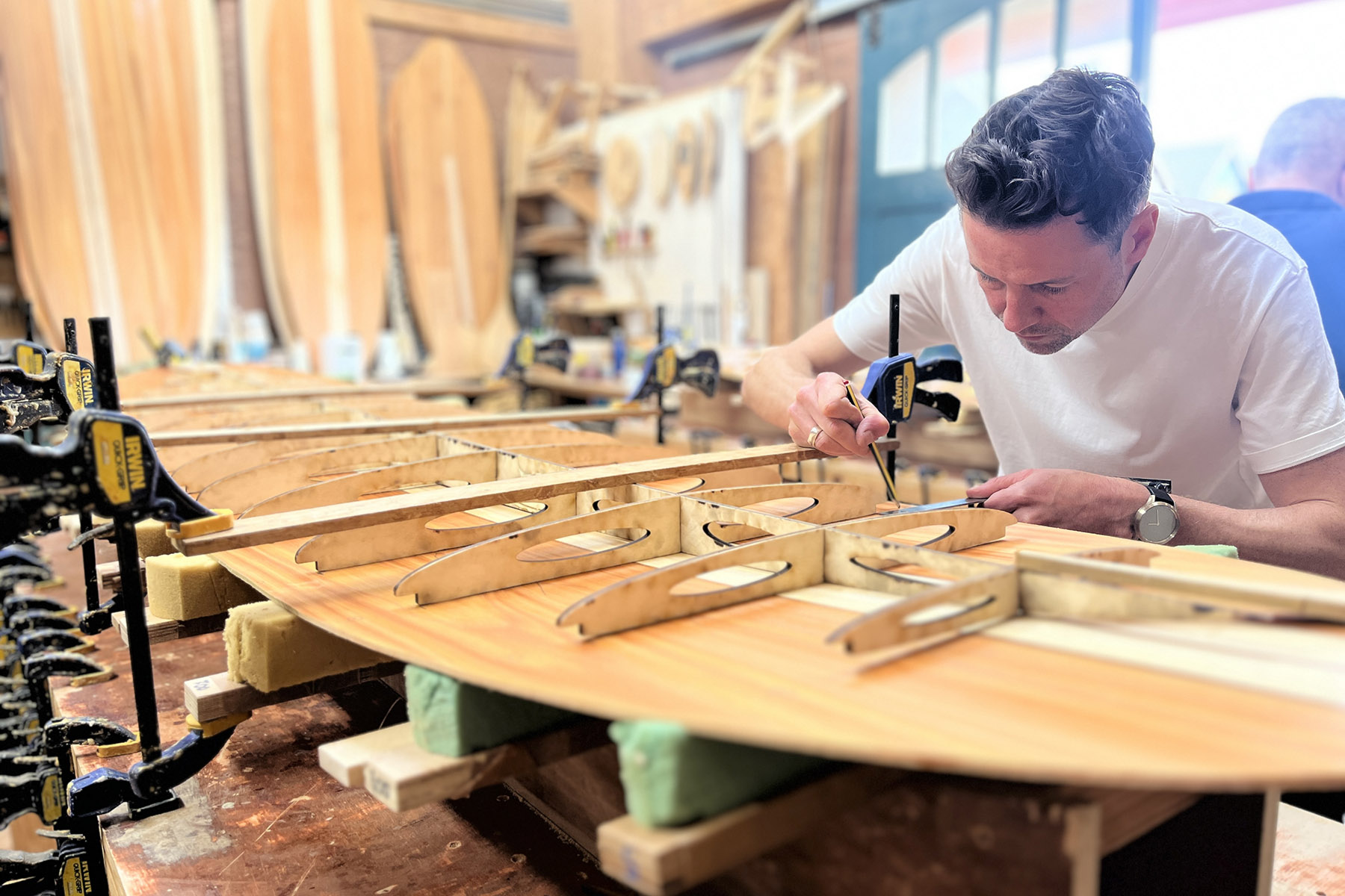 otter wooden surfboards make your own workshop