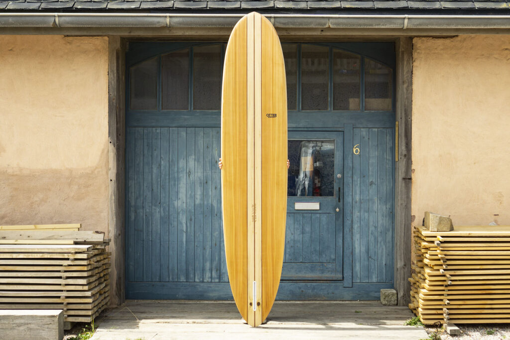 otter wooden surfboard longboard