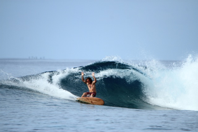 otter wooden surfboards surfer wave carve