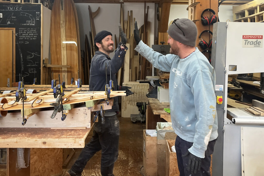 otter make your own wooden surfboard workshop