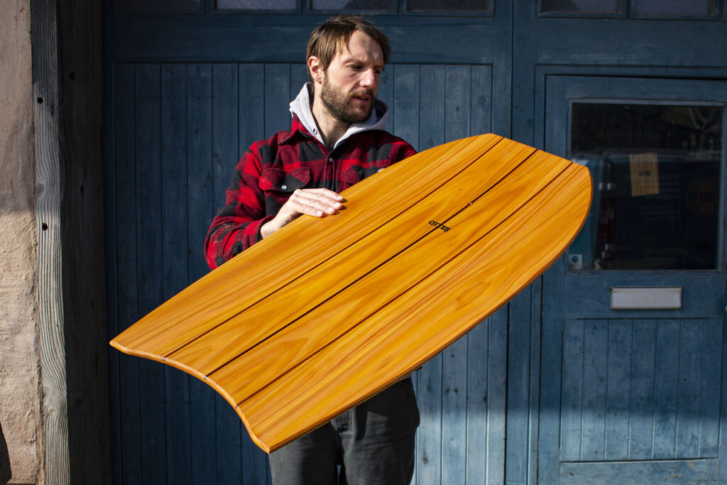 otter wooden surfboards paipo sustainable surf
